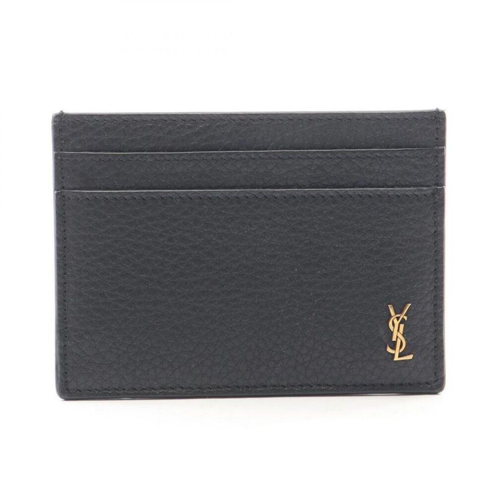 Saint Laurent Paris Tiny Cassandra Leather Card Case